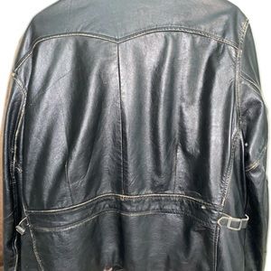 M. Julian Black Leather Biker Jacket